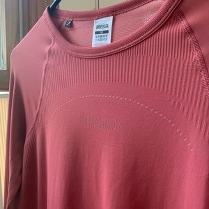Gymshark Lightweight Seamless Pink Longsleeve
